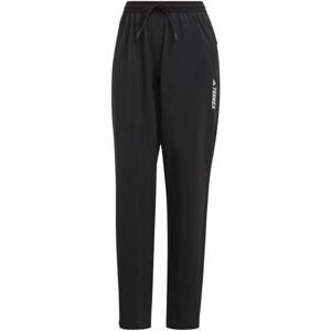 adidas LITEFLEX PANTS Dámske outdoorové nohavice, čierna,biela, veľkosť