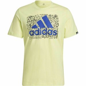 adidas DDLBMB L TEE Pánske tričko, žltá,modrá,čierna, veľkosť