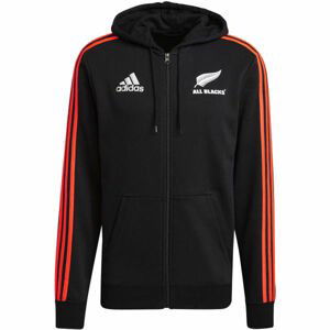 adidas ALL BLACKS RUGBY 3 STRIPES FZ HOODY  XL - Pánska mikina