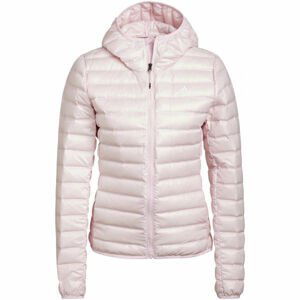 adidas WOMEN VARILLITE DOWN HOODED JACKET Dámska bunda, ružová, veľkosť