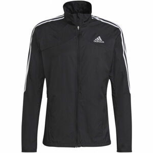 adidas MARATHON JKT Pánska bežecká bunda, čierna, veľkosť L