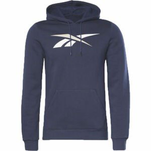 Reebok TE VECTOR OTH HOODIE Pánska flísová mikina, tmavo modrá, veľkosť XXL