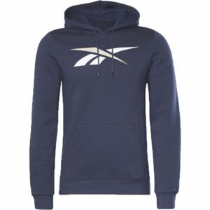 Reebok TE VECTOR OTH HOODIE Pánska flísová mikina, tmavo modrá, veľkosť S