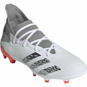 adidas PREDATOR FREAK .3 FG Pánske kopačky, biela, veľkosť 43 1/3