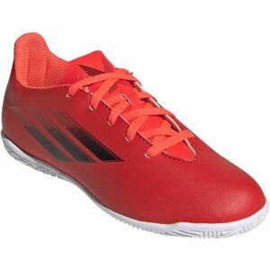adidas X SPEEDFLOW.4 IN J Detská halová obuv, červená, veľkosť 38