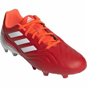 adidas COPA SENSE.3 FG J Detské kopačky, červená,biela,oranžová, veľkosť 35.5