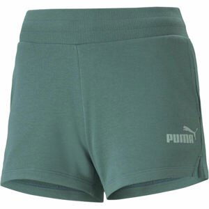 Puma ESS 4 SWEAT SHORTS Dámske šortky, zelená, veľkosť XL