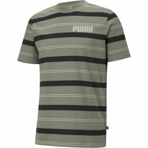 Puma MODERN BASICS ADVANCED TEE Pánske tričko, zelená, veľkosť XXL