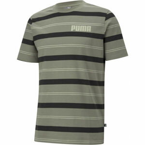 Puma MODERN BASICS ADVANCED TEE Pánske tričko, zelená, veľkosť