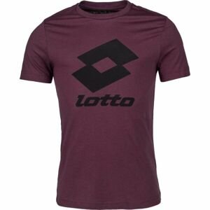 Lotto SMART II TEE JS Pánske tričko, vínová, veľkosť L