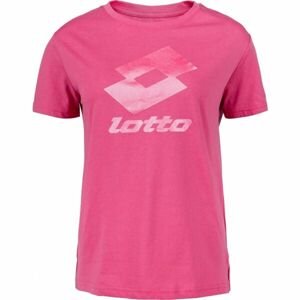 Lotto SMART W III TEE JS Dámske tričko, ružová, veľkosť L
