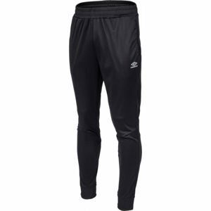 Umbro COMMUTER TRACK PANT Pánske tepláky, čierna,biela, veľkosť