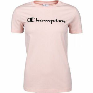 Champion CREWNECK T-SHIRT Dámske tričko, ružová, veľkosť M