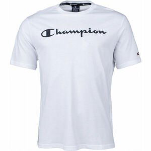 Champion CREWNECK T-SHIRT Pánske tričko, biela,čierna, veľkosť