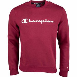 Champion CREWNECK SWEATSHIRT Pánska mikina, vínová, veľkosť S