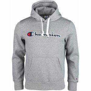 Champion HOODED SWEATSHIRT Pánska mikina, sivá, veľkosť S