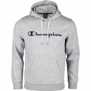 Champion HOODED SWEATSHIRT  XL - Pánska mikina Champion HOODED SWEATSHIRT ponúka jednodielny dizajn s klasickým logom značky na hrudi.