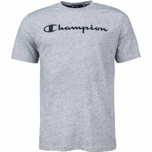 Champion CREWNECK T-SHIRT Pánske tričko, sivá, veľkosť XL