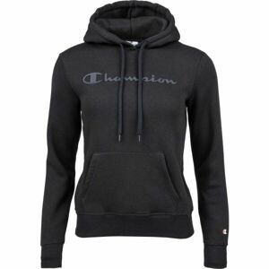 Champion HOODED SWEATSHIRT Dámska mikina, čierna, veľkosť L