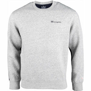 Champion CREWNECK SWEATSHIRT Pánska mikina, sivá, veľkosť S