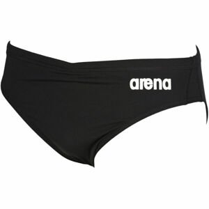 Arena SOLID BRIEF Pánske slipové plavky, čierna, veľkosť 7