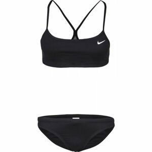 Nike ESSENTIALS SPORTS BIKINI Dámske dvojdielne plavky, čierna, veľkosť