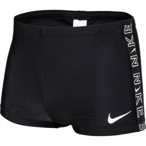 Nike LOGO TAPE AQUASHORT Pánske plavky, čierna,biela, veľkosť