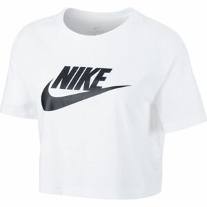 Nike NSW TEE ESSNTL CRP ICN FTR W biela L - Dámske tričko