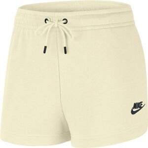 Nike NSW ESSNTL SHORT FT W Dámske športové šortky, žltá, veľkosť S