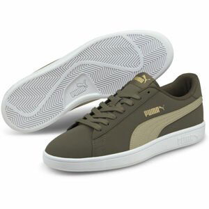 Puma SMASH V2 BUCK Pánska voľnočasová obuv, khaki, veľkosť 44.5