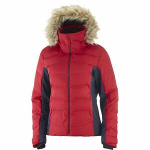 Salomon STORMCOZY JACKET W Dámska lyžiarska bunda, červená, veľkosť XL