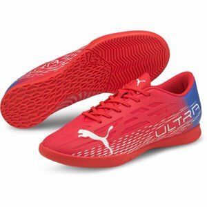 Puma ULTRA 4.3 IT Pánska halová obuv, červená,biela,modrá, veľkosť 45