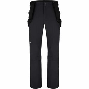 Loap LEKAN Pánské lyžiarske softshellové nohavice, čierna, veľkosť L