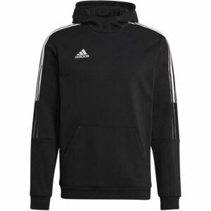 adidas TIRO21 SWEAT HOODY Pánska mikina, čierna, veľkosť XL