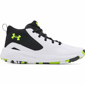 Under Armour GS LOCKDOWN 5 Detská basketbalová obuv -Under Armour, biela, veľkosť 38