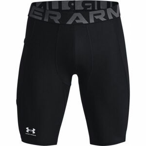 Under Armour HG ARMOUR LONG SHORTS Pánske kompresné kraťasy, čierna, veľkosť XXL