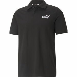Puma ESS PIQUE POLO Pánske polo tričko, čierna, veľkosť XXL