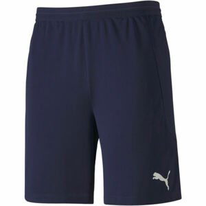 Puma TEAM FINAL 21 KNIT SHORTS Pánske kraťasy, tmavo modrá, veľkosť XXL