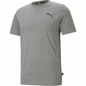 Puma ESS SMALL LOGO TEE Pánske tričko, sivá, veľkosť 2XL