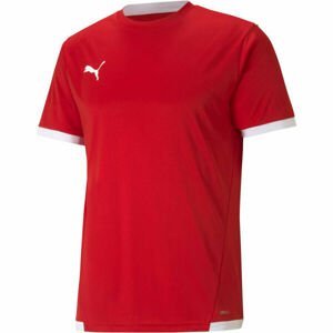 Puma TEAM LIGA JERSEY Pánske futbalové tričko, červená, veľkosť
