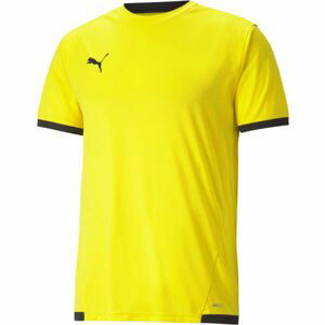 Puma TEAM LIGA JERSEY Pánske futbalové tričko, žltá, veľkosť