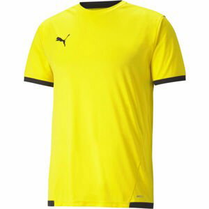 Puma TEAM LIGA JERSEY Pánske futbalové tričko, žltá, veľkosť L