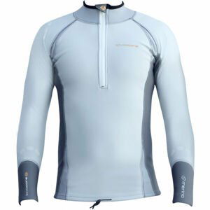 LAVACORE LC ELITE SHIRT LONG SLEEVE Top s merinom na vodné športy, sivá, veľkosť S