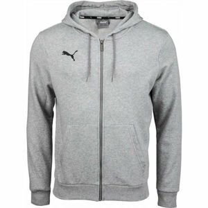 Puma TEAMGOAL 23 CASUALS HOODED JACKET Pánska športová mikina, sivá, veľkosť S