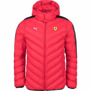 Puma FERRARI RACE RCT LINE DOWN JACKET červená XL - Pánska bunda