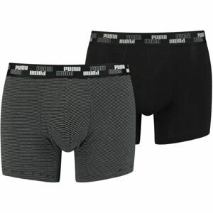 Puma HERITAGE STRIPE BOXER 2P  L - Pánske boxerky