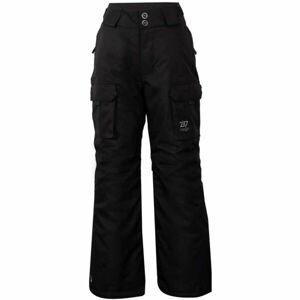 2117 LILLHEM Detské lyžiarske nohavice, čierna, veľkosť 140