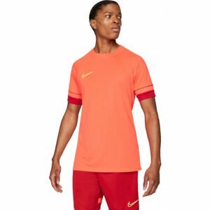 Nike DRI-FIT ACADEMY Pánske futbalové tričko, oranžová, veľkosť L