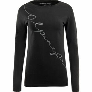 ALPINE PRO ELLERA Dámske tričko, čierna, veľkosť XL
