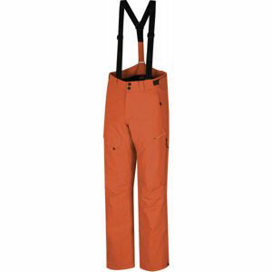 Hannah KASEY Pánske lyžiarske nohavice, oranžová, veľkosť L